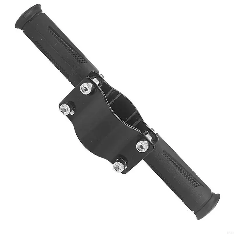 As crianças da scooter elétrica lidam