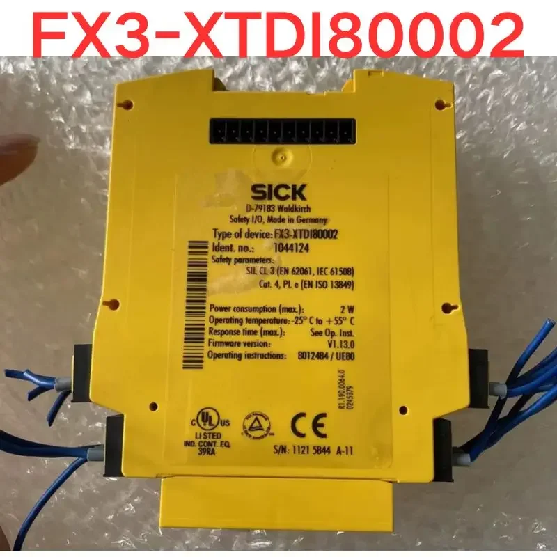 Second-hand test OK FX3-XTDI80002 safety relay 1044124