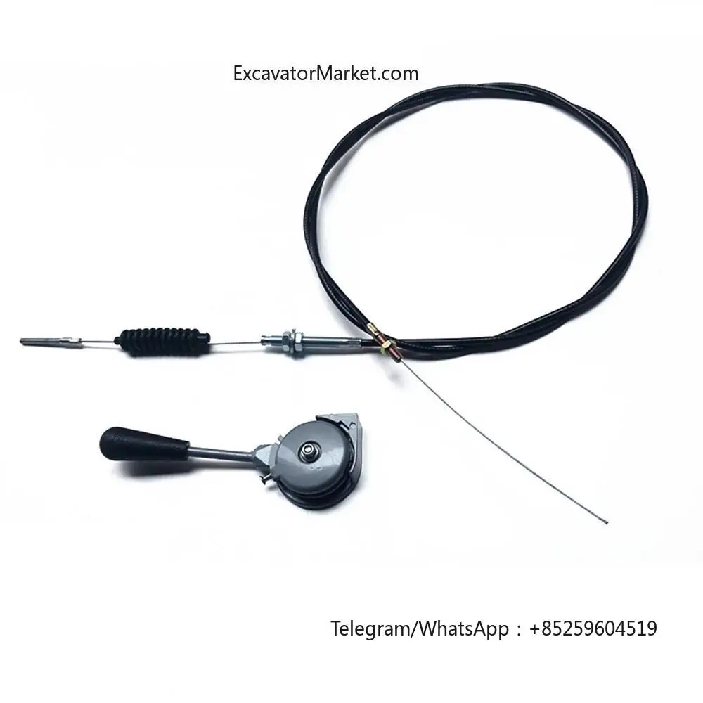 excavator manual throttle control handle cable excavator accessories  For DOOSAN DH55-7 60-7 DX DAEWOO R60-7