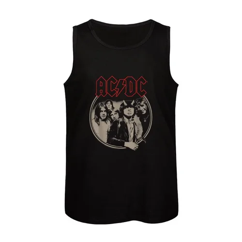 Imagen 2 del producto 25 moda Retro negro H Ac_Dc camiseta sin mangas con marco camisetas hombre culturismo hombres gimnasio Cool chaleco absorción de sudor secado rápido