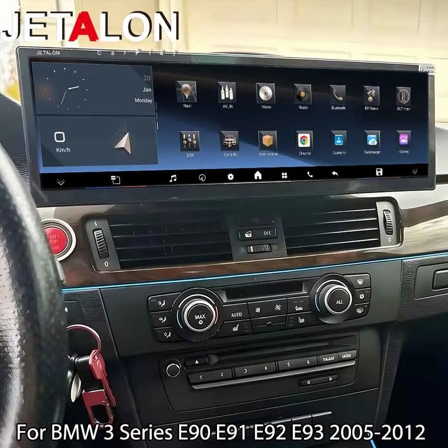 

14.9" LHD RHD For BMW 3 Series E90 E91 E92 E93 2005-2012 Multimedia Player CarPlay Car GPS Stereo Navigation Auto Android Screen