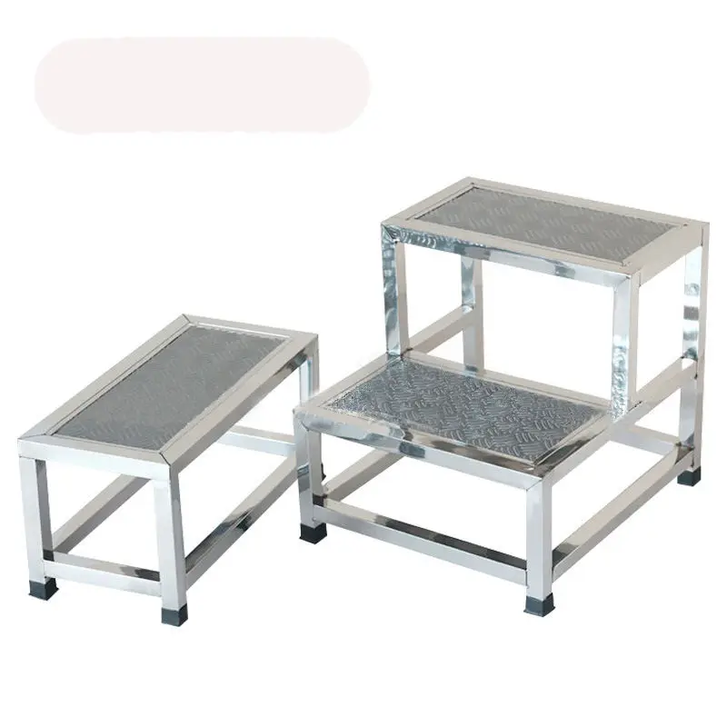 super september Portable Patient Surgical Single Double layer Stainless Steel Medical Hospital Foot Step Stair Stool