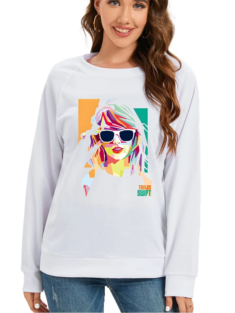 

Seeyoushy Fashion Portrait Canvas Print Casual Women's Top 2023 New Fashion Women's Clothing Y2K Women's Hoodie 90's Women's Top