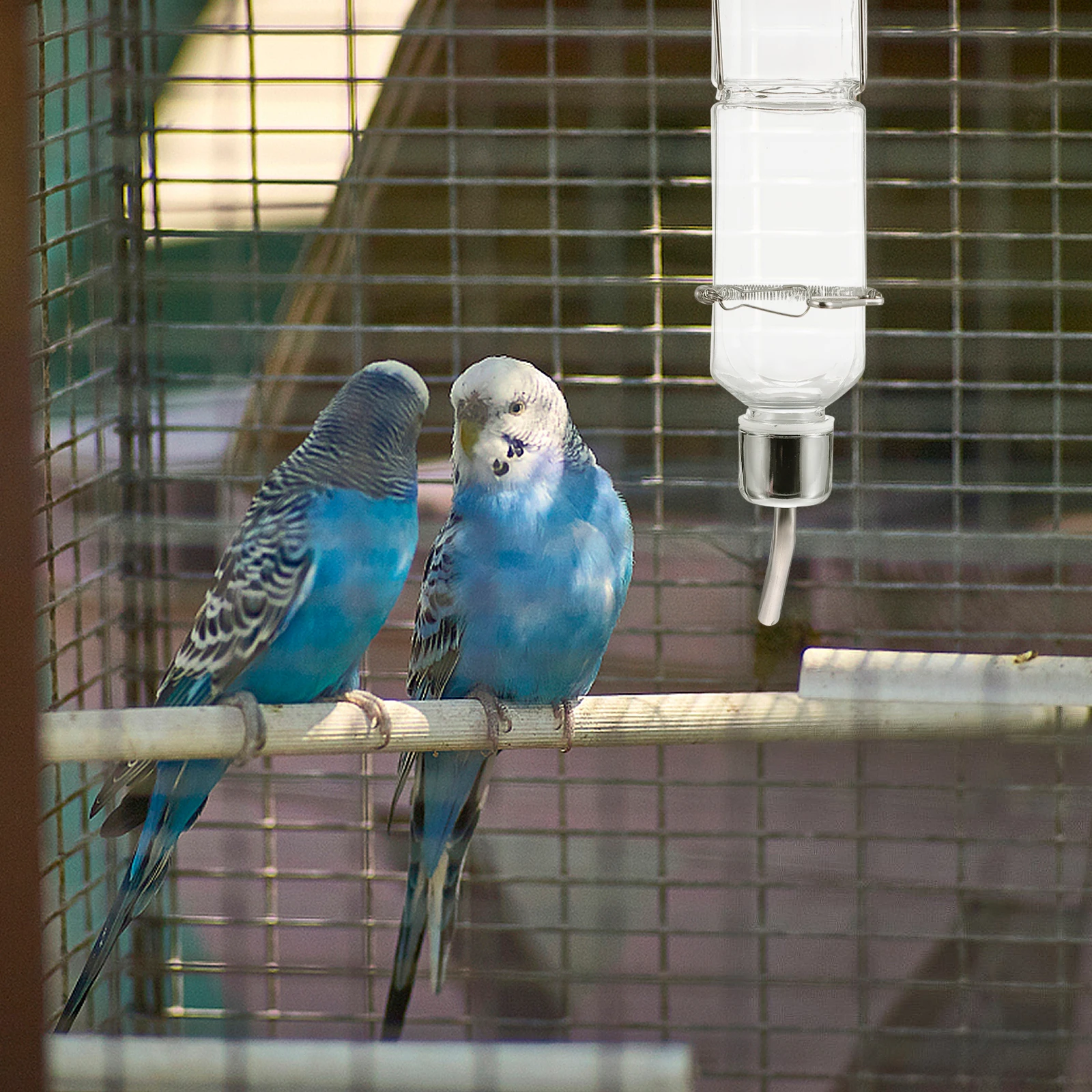 

2pcs 350Ml Pet Water Fountain Hanging Bottle For Rabbit Hamster Chinchilla No Drip Leak Proof Easy Clean Safe Drinking Feeder