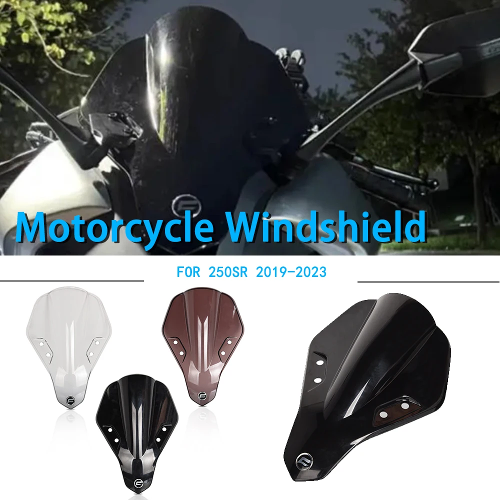 Motorcycle FOR CFMOTO CF MOTO 250SR 250A 250 SR A ALL YAERS Front Windshield Wind Deflectors Windscreens Deflectore Accessories