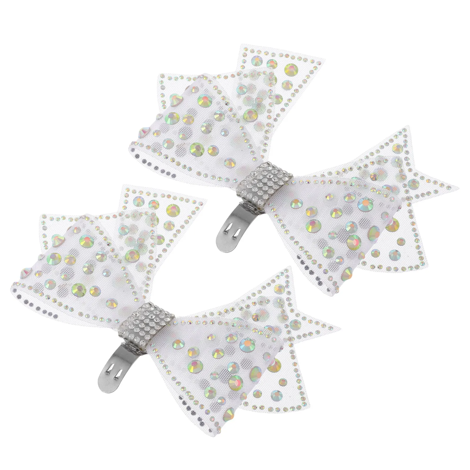 

2 шт. Декоративные съемные клипсы-бантики для обуви, сетчатые, для свадебных и выпускных туфель на высоком каблуке, украшение для обуви