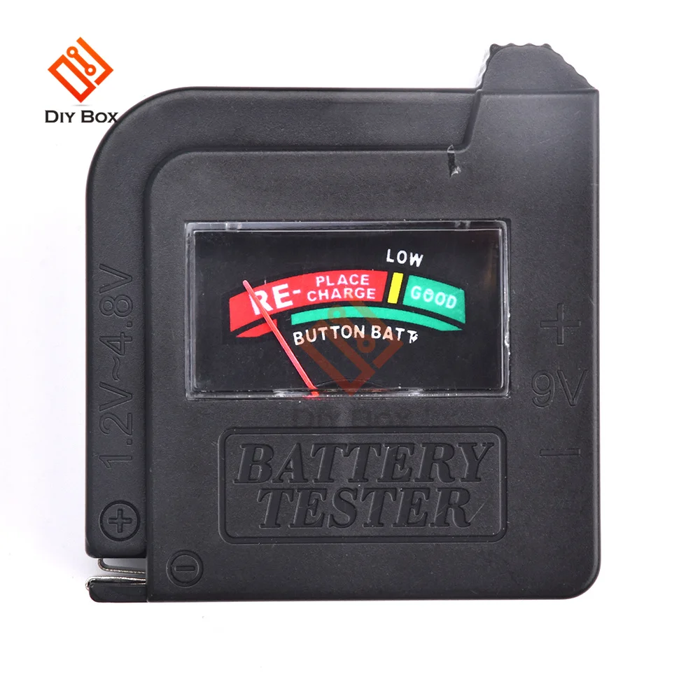 Battery Tester Checker BT860 Handheld Lightweight Universal Battery Voltage Tester Monitor for 1.5V/AA/AAA/9V Button Cell