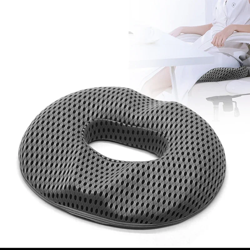 Office Chair Cushion Memory Foam Cushion Non Slip Orthopedic Memory Foam Prostate for Tailbone Sciaticaback Pain Relief Car Seat