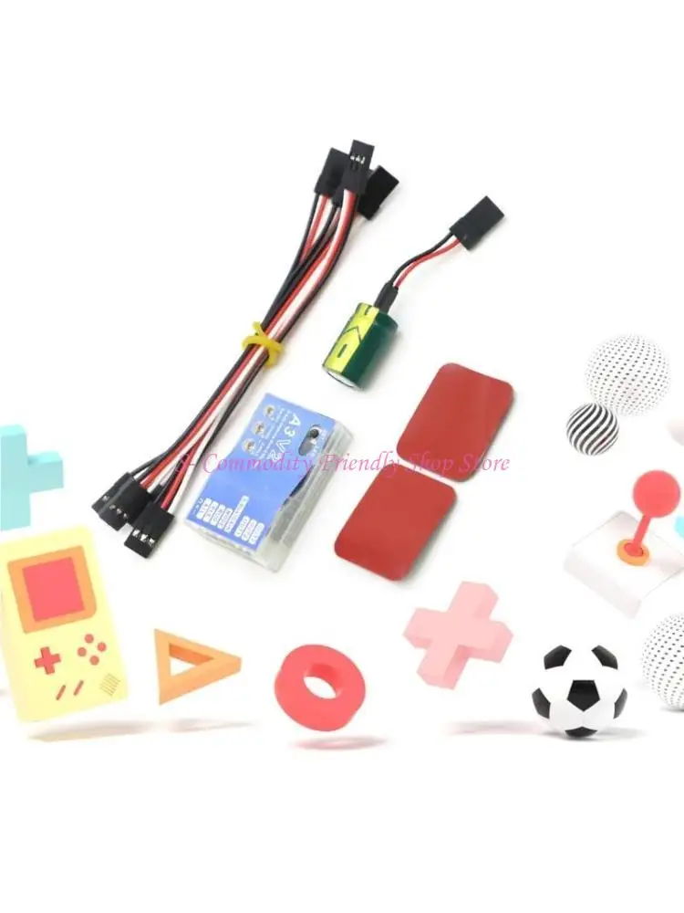 

85AE HighSensibility Gyroscope 3Axis Gyro Fixed Wing Flight Toy Accessory