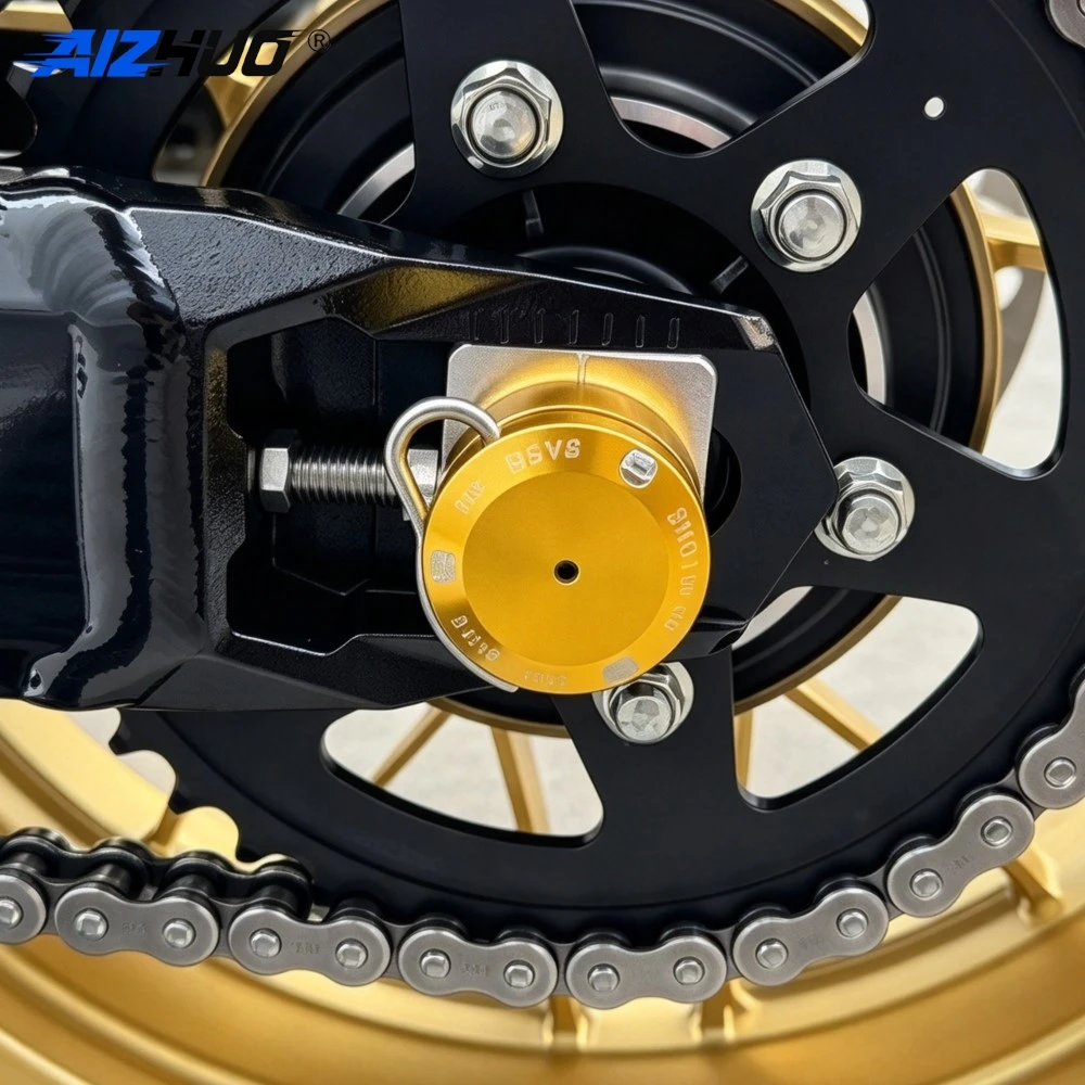 Z900RS Rear Axle Nut Cover For Kawasaki Z900RS CAFE Accessories Rear Axle Sliders Z900 RS Axle Cap ZR900 Swingarm Nut Protectors