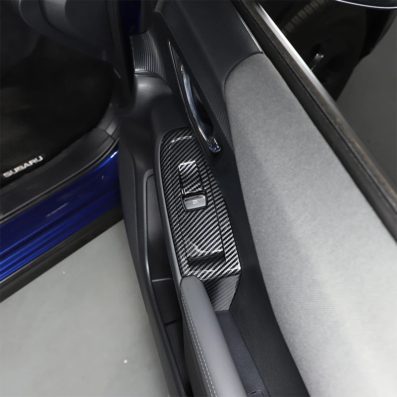 

Gao Ruying For Subaru Crosstrek 2023-24 ABS Car Door Window Glass Lift Panel Frame Cover Trim Interior Car Accessories(LHD RHD)