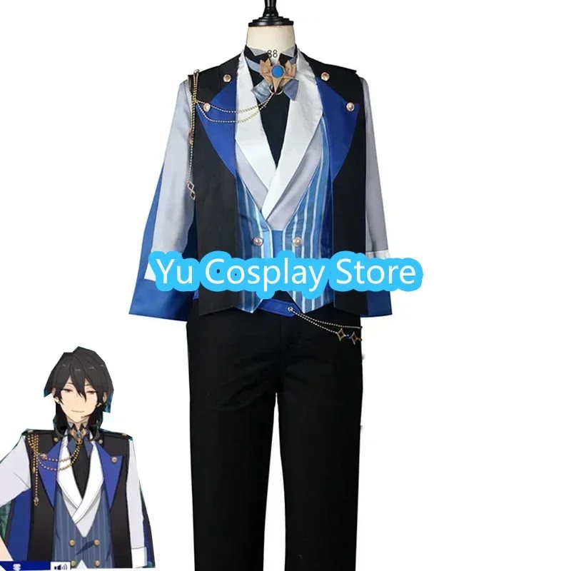 

Yu-Cosplay Game Ensemble Stars Sakuma Rei Cosplay Costume Anime Clothing Party Suit Top Pants Coat Halloween Carnival Uniforms