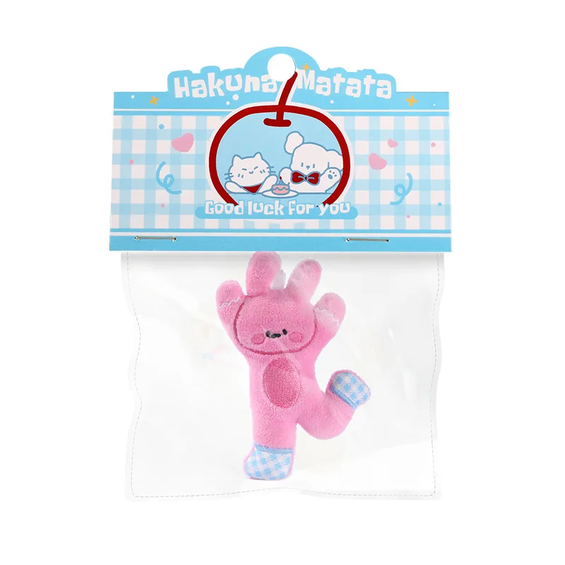 9-10cm 120 pçs atacado dopamina mini animal saco charme ins-estilo fofura pingente estridente nibbling brinquedo de pelúcia boneca