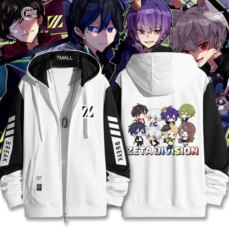 

Толстовка-кардиган Zeta Division с капюшоном, на молнии, для молодежи, повседневная, износостойкая, грязеотталкивающая, с длинными рукавами