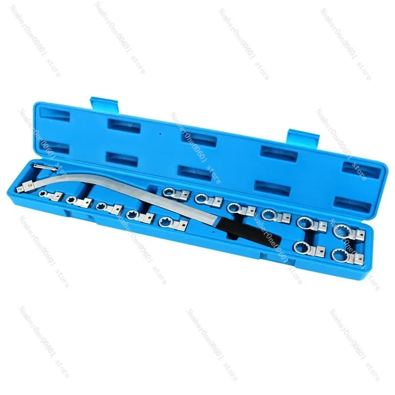 

15-Piece Car Pulley Removal Tool Set Adjustable Wrenches for Engine Idler and Tensioner Pulleys