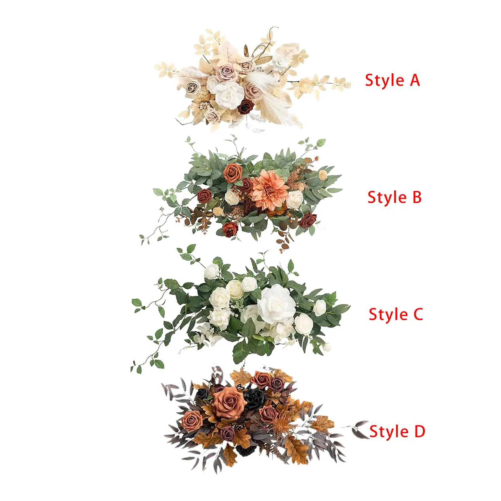 

Wedding Arch with Flowers, Home Decoration Ornament, Door Wreath, Window Wreath, Home Banquet