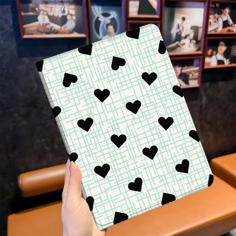 

Cherry cartoon heart design For Xiaomi Redmi Mi Pad 2 4 5 6 6s 7 8 11 12.5 12.4 11.2 8.7 SE Pro Plus Max Cover Tablet Case