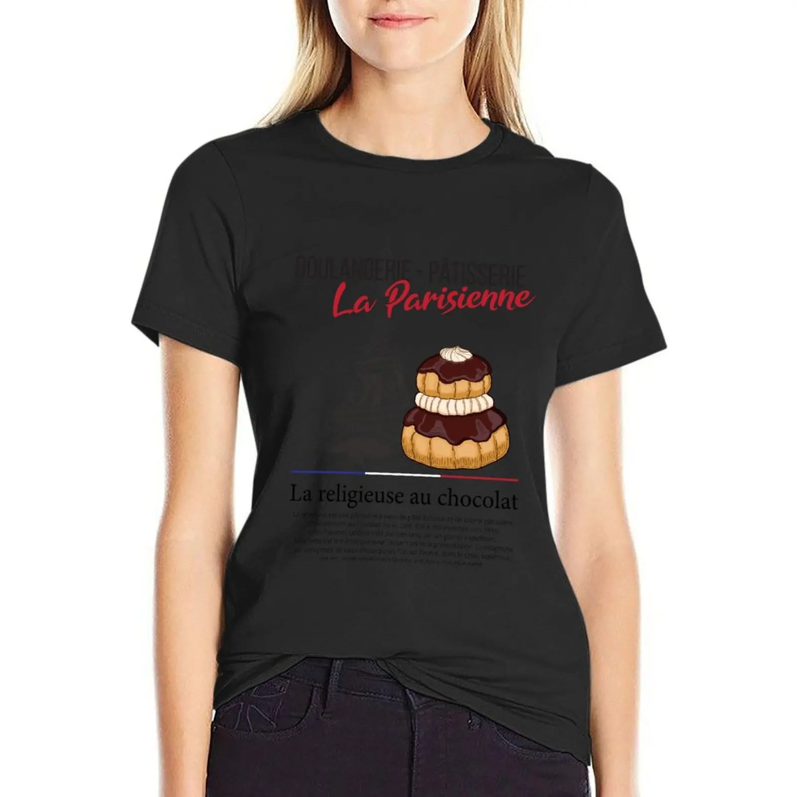 La Religieuse au Chocolat T-Shirt Vintage Kleidung Animal Print Shirt für Mädchen T-Shirts für Frauen Pack