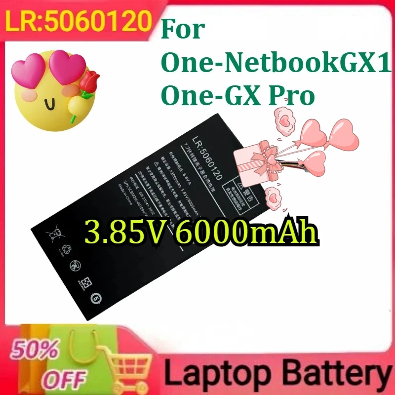 

LR:5060120 HD499271 HD627138 LR:506480 Battery for One-Netbook OneMix2 /2S /3 3S 3Pro 4 for OneXplayer 1 2 GX1 ONE-GX Pro