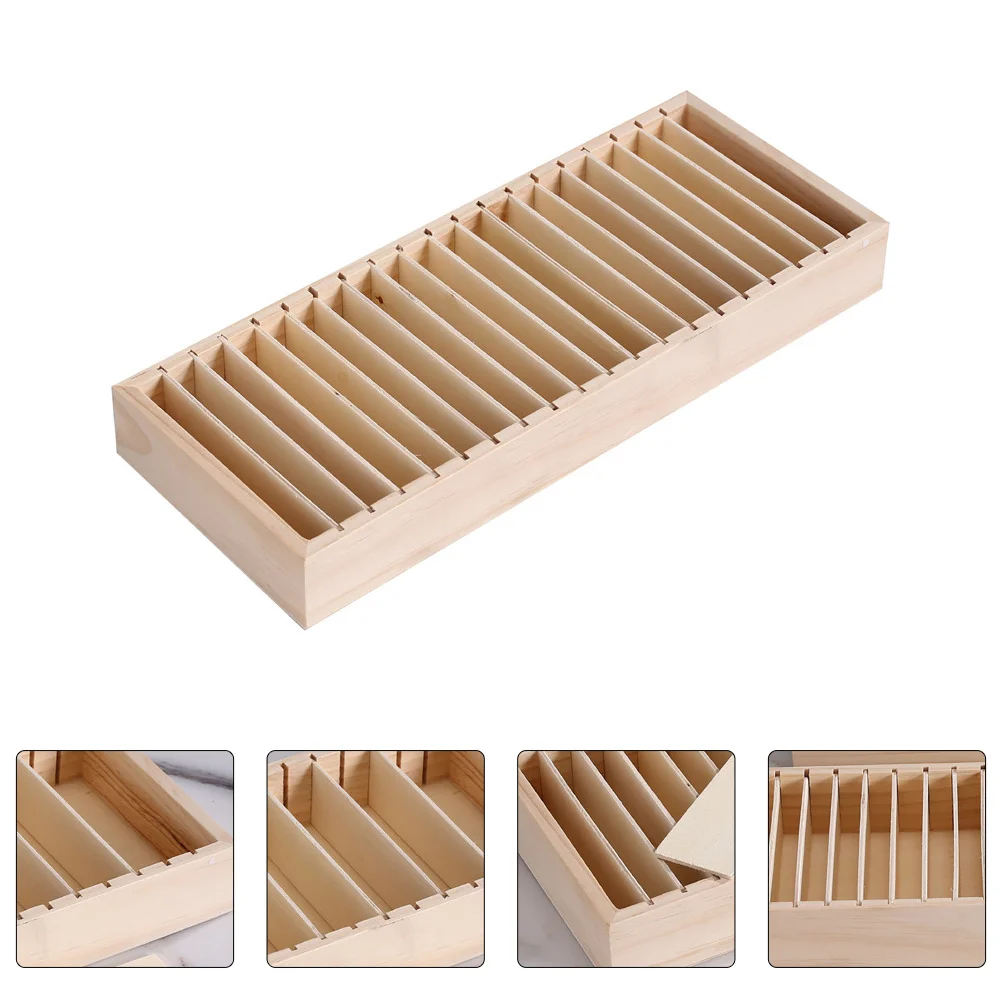 

1pc Wooden Hair Accessories Display Stand For Organizing Hair Ties Rubber Bands Bracelets Jewelry Storage Rack Show Case