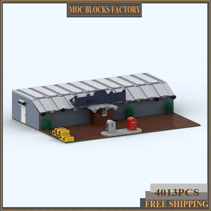 Movie City Street Scene Model Moc Building BricksThe Boar's Nest Technology Modular Blocks Gift Christmas Toys DIY Sets Assembly