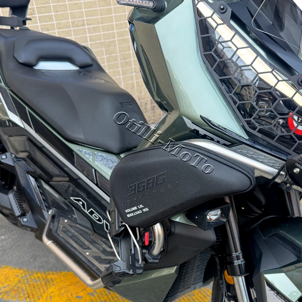 Motorcycle New DurableImpact-Resistant, Waterproof Side Pannier Tool Bag, Compatible with For ZONTES 368G Radiator Cowl Bag