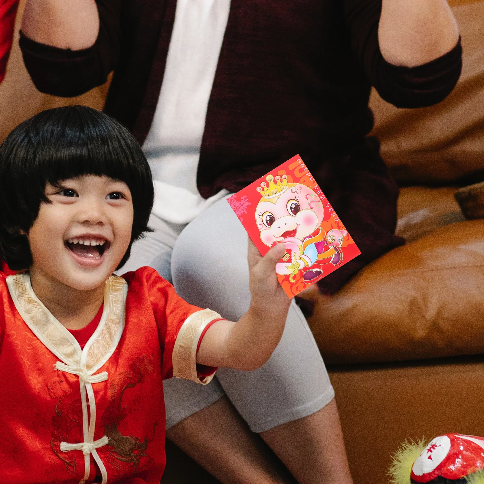 

60 Pcs Chinese Red Packets New Year Cards with Envelope Envelopes Spring Festival