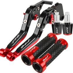 Para yamaha fz6 fazer FZ-6 2004 2005 2006 2007 2008 2009 2010 alavanca de freio embreagem alumínio da motocicleta guiador lidar com apertos termina