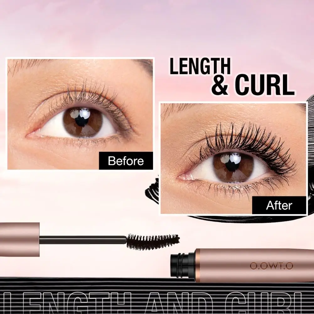 Mascara Lengthening Silk Fiber Lashes Extra Volumizing Waterproof No Natural Mascara Professional Makeup Cosmetics