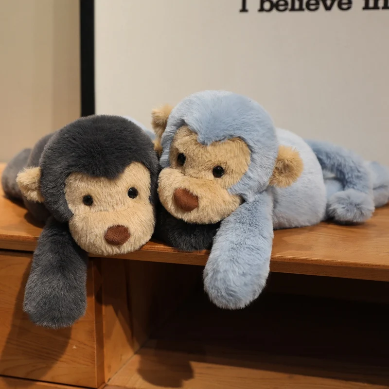 40 سنتيمتر Kawaii الكرتون محاكاة أنيمي لطيف قرد محشوة الحيوان ألعاب من نسيج مخملي دمية الأطفال قرد اليدوية دمية مهرجان هدية