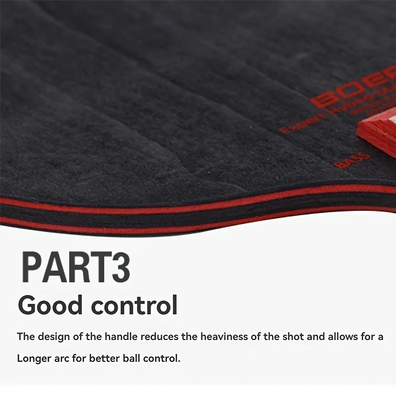Boer X3 Table Tennis Racket Blade, Long and Short Handle Seven-Layer Table Tennis Blade image 4