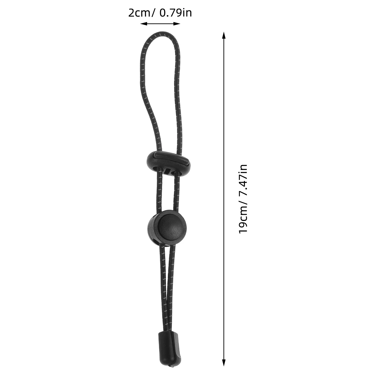 2Pcs Backpack Pole Holder Elastic Rope Adjustable Hiking Walking Stick Strap Trekking Outdoor Gear Securing Ball Bungee Cords