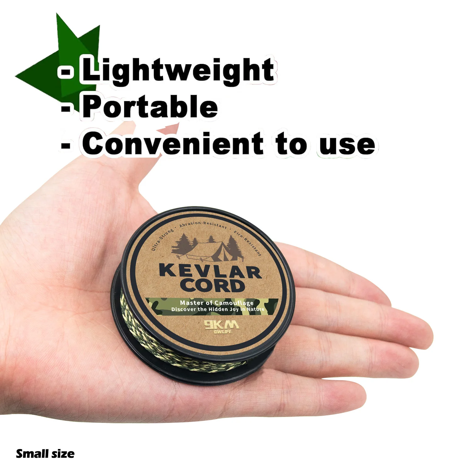 9KM 100-1000ポンド ケブラー コード-カモ ケブラー ライン 超強力、軽量、耐摩耗性 サバイバルロープ キャンプ、戦術装備用