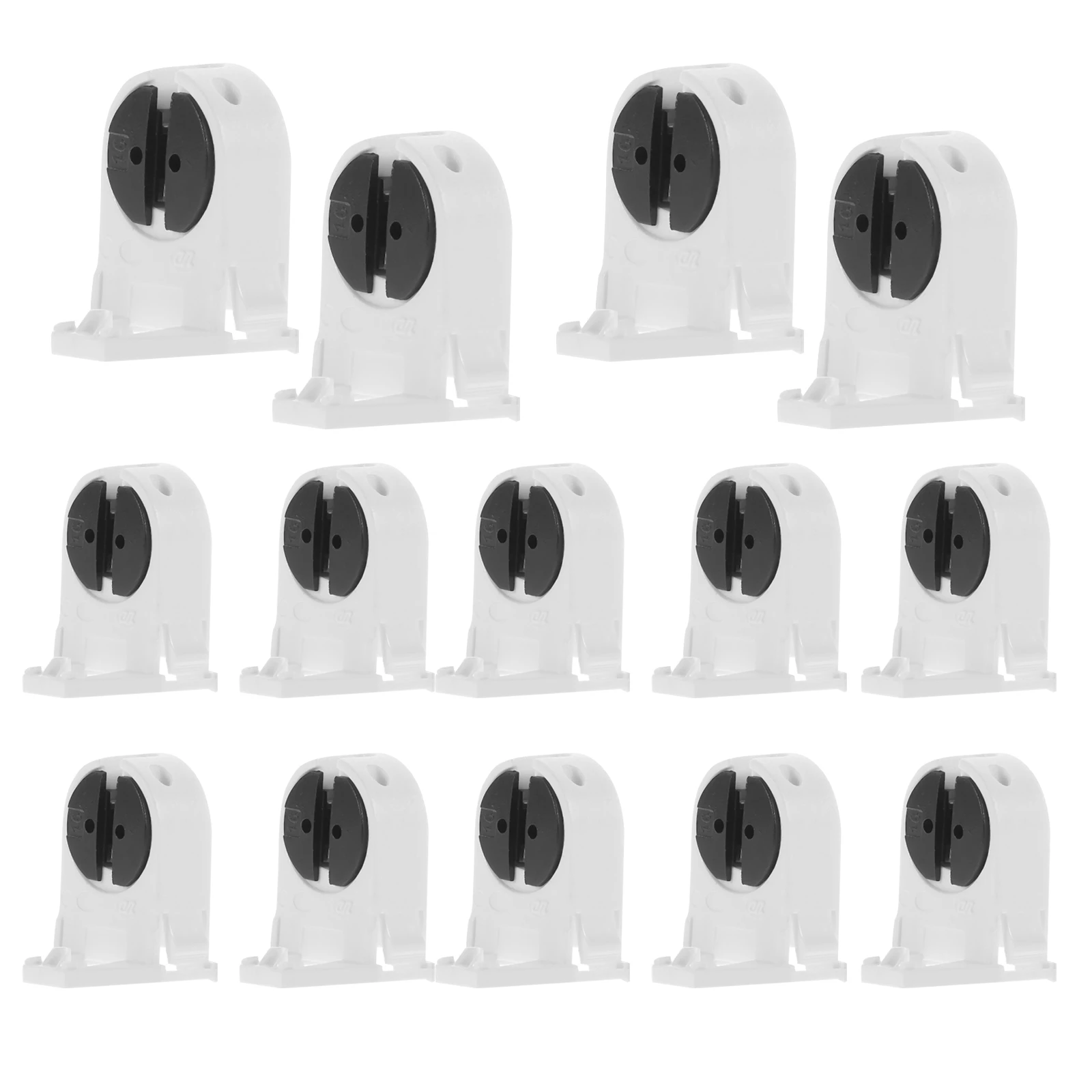 

20Pcs Light Bulb Socket Holder Sturdy ABS Material Simple Setup Suitable for Home Office Ceiling Lamp Parts Tombstone Lampholder