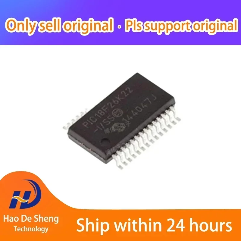 

10 шт./лот PIC18F26K22T-I/SS PIC18F26K22T-I SSOP28 Новые оригинальные в наличии