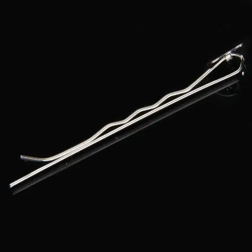 

50Pcs/Pack Silver Baby Children Kids Girls Snap Hair Clips Headwear Hair Accessory 30mm for DIY Craft Bow Supplies