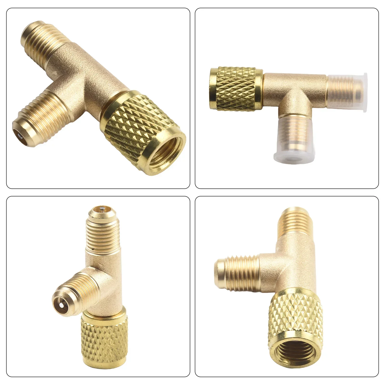 Air Conditioning Interface Brass Brass Easy To Operate Wearproof Female In SAE Flared FFL Plug And Play Fitments Brass