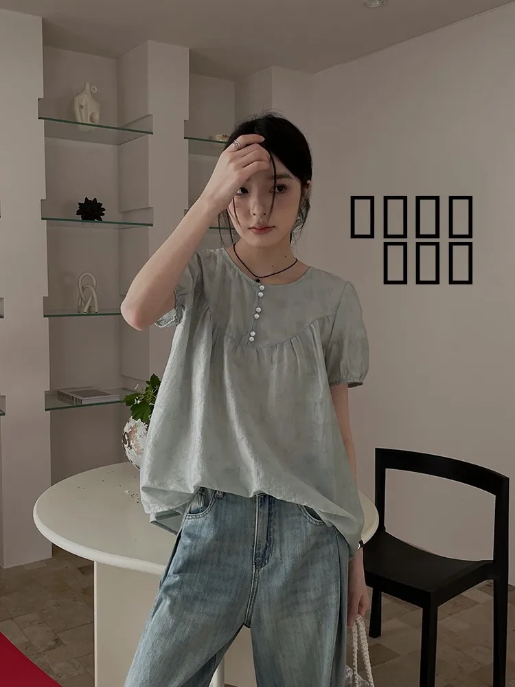 

Новинка Boran: Удобный повседневный топ для женщин, летняя коллекция, модель B2D7369, свободный крой, облегающий силуэт, новый стиль.