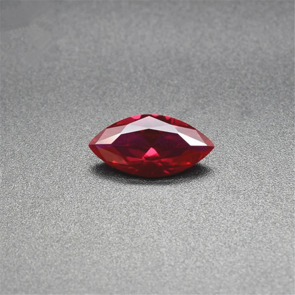 Ruby Marquise Cut Gemstone Faceted Ruby Gem Multiple Sizes to Choose
