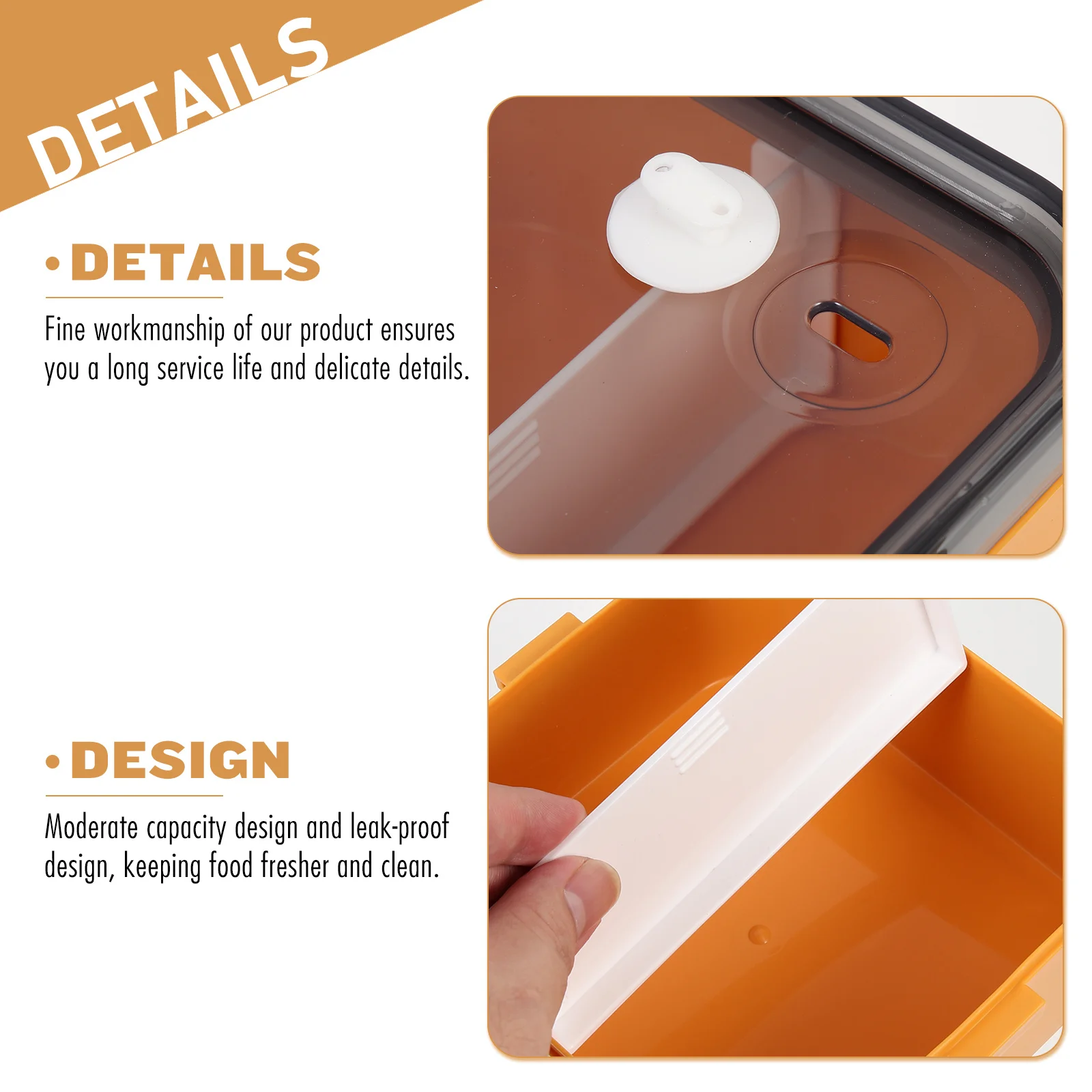 

Пластиковый контейнер для микроволновой печи, квадратный герметичный герметичный ящик для хранения обеда, держатель для еды, контейнер для бенто, герметичный держатель для еды