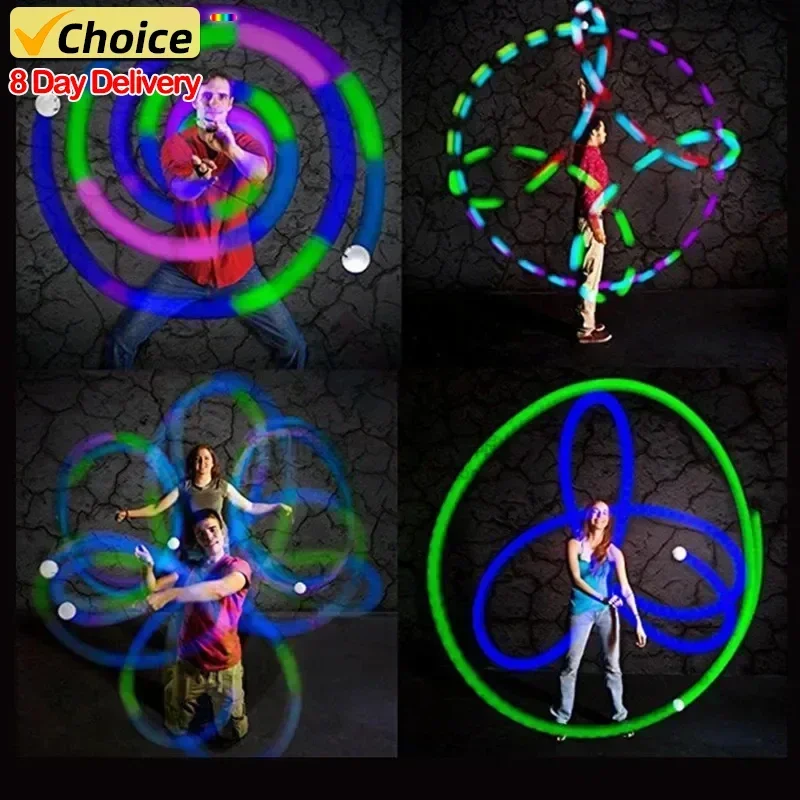 New LED Colourful Luminous Fling Ball Button Colour Changing Fitness Flash Ball Creative Juggling Ball Luminous Ball Toys