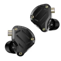 Premium 10-Unit Hybrid Earphones - KZ ZS10 Pro 2 Gen with 3.5mm Jack, Audiophile Grade Sound for Stage/Studio