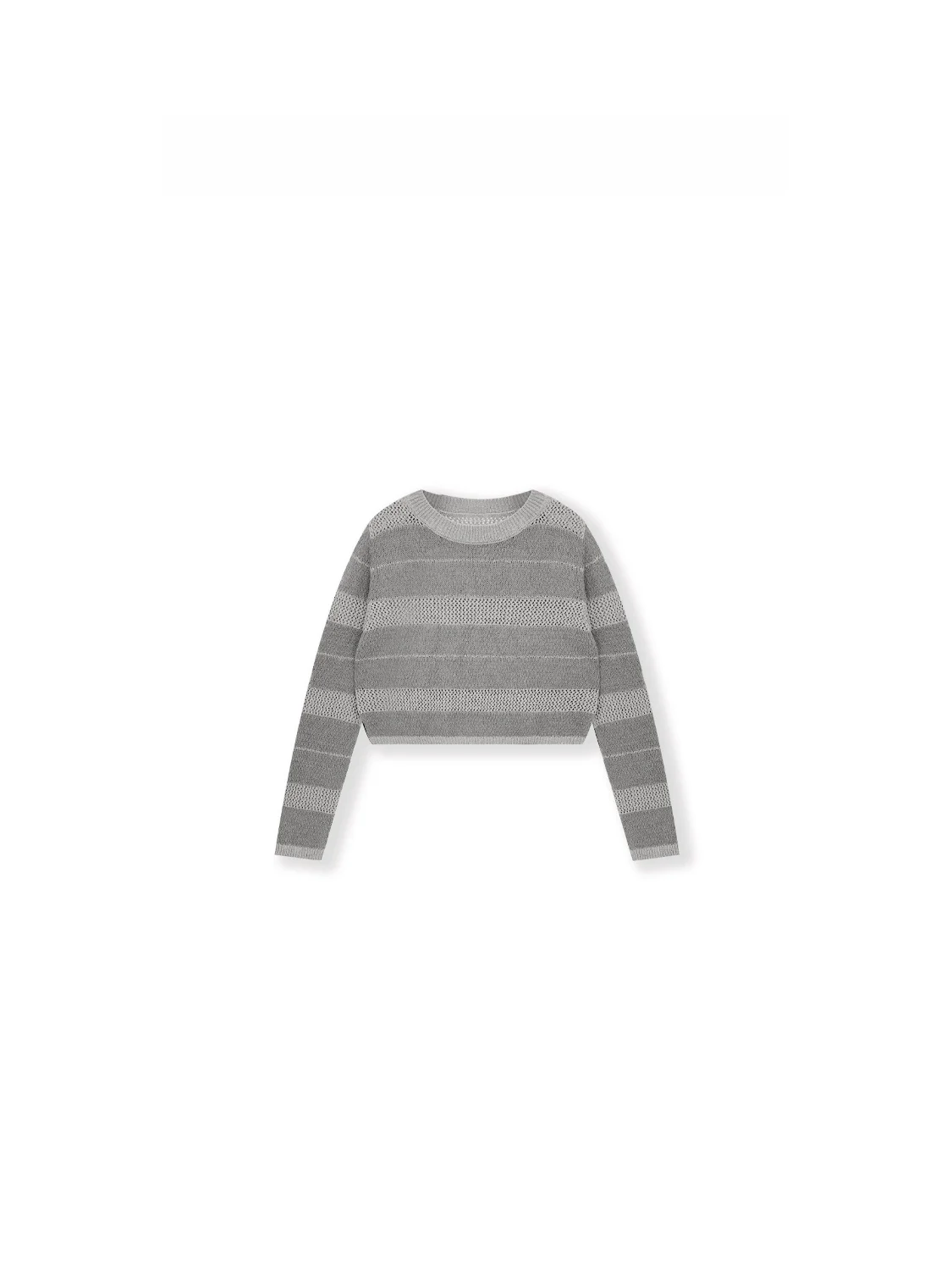 

Retro Splicing Hollow out ort Knitted Top Spring New Sle Zhou Women's Casual Comfortable Wool Blend Long Sve Sweater