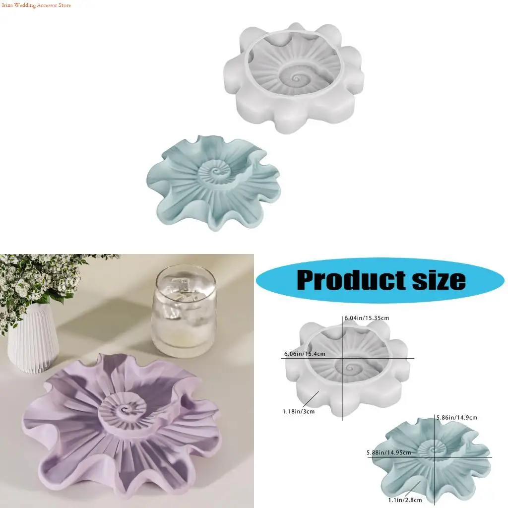 

G92D Helical Handmade Plate Moulds Silicone Texture Suitable for Home Decoration