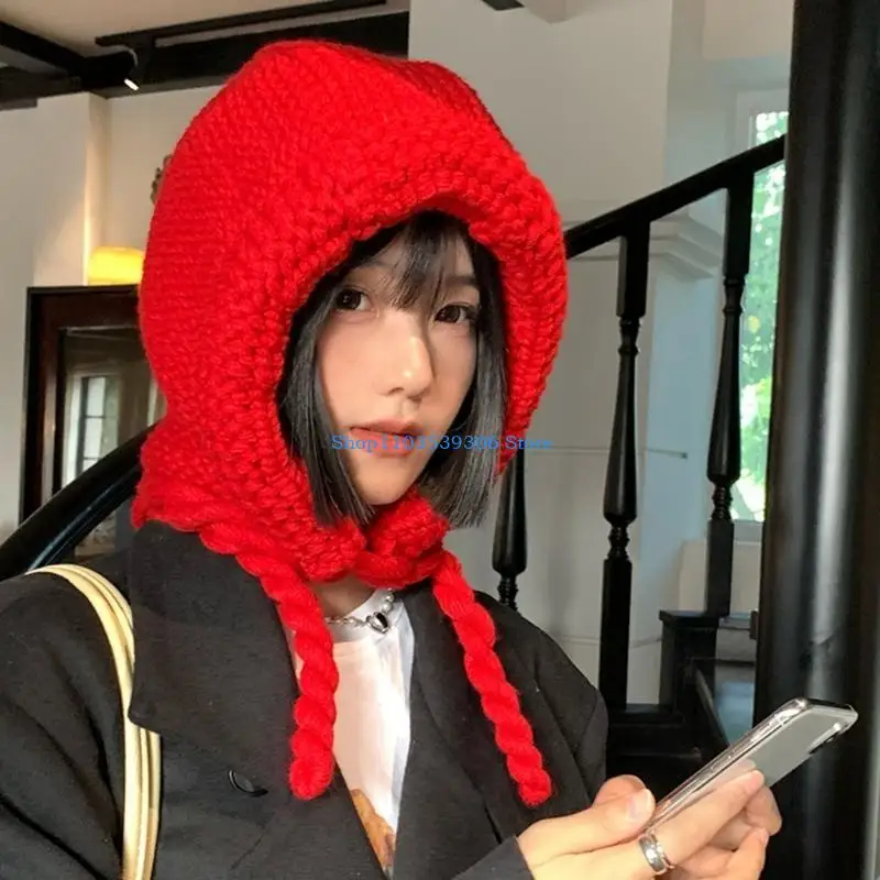 400A Unique Knit Hat Winter Hat Balaclava Skull Caps Adds Highlight for Trendsetting