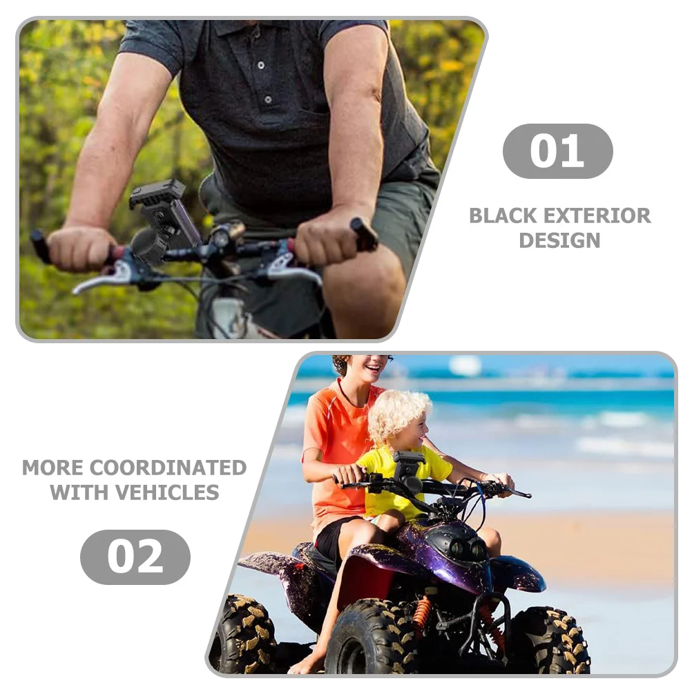 

Bike Phone Holder Mount with 360° Rotation for Motorcycle Handlebar Adjustable Clip Stand Bracket Shockproof Rack Mobile Support
