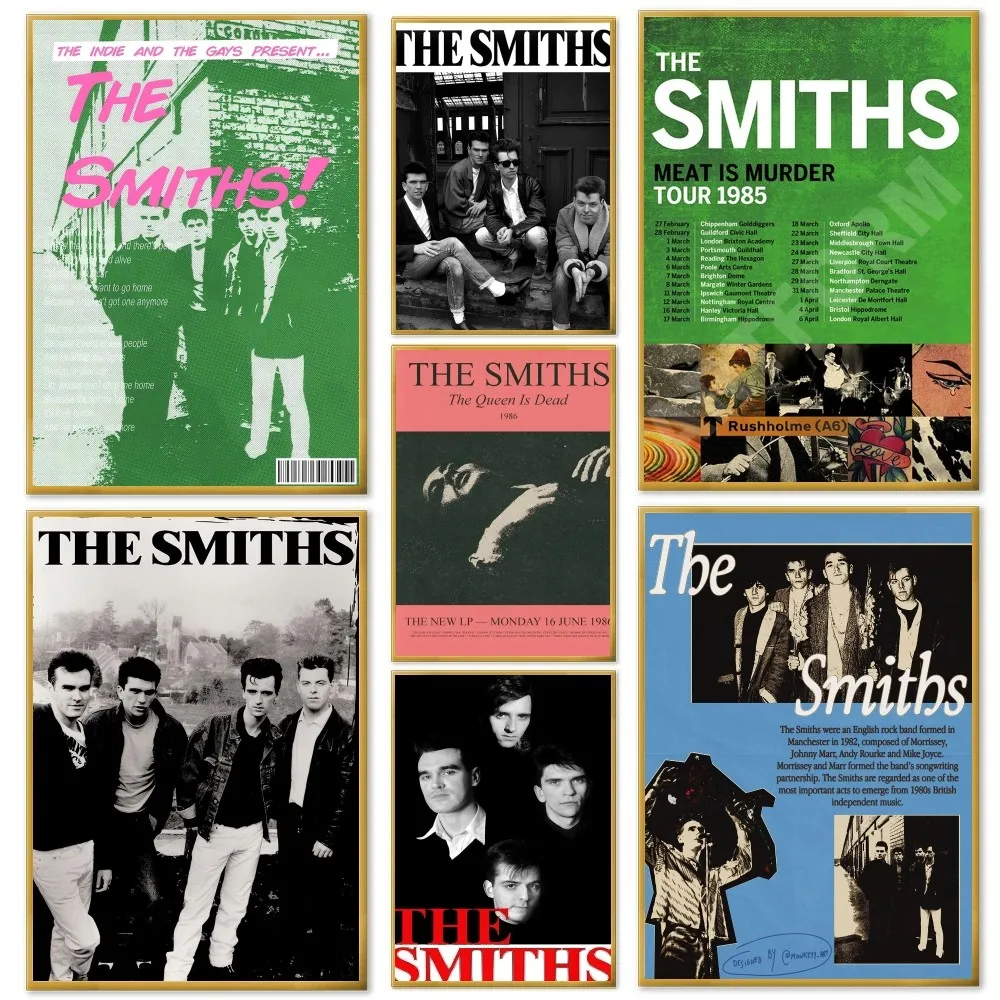 

T-the Smiths BAND Poster Home Living Room Bedroom Bar Cafe Art Decor