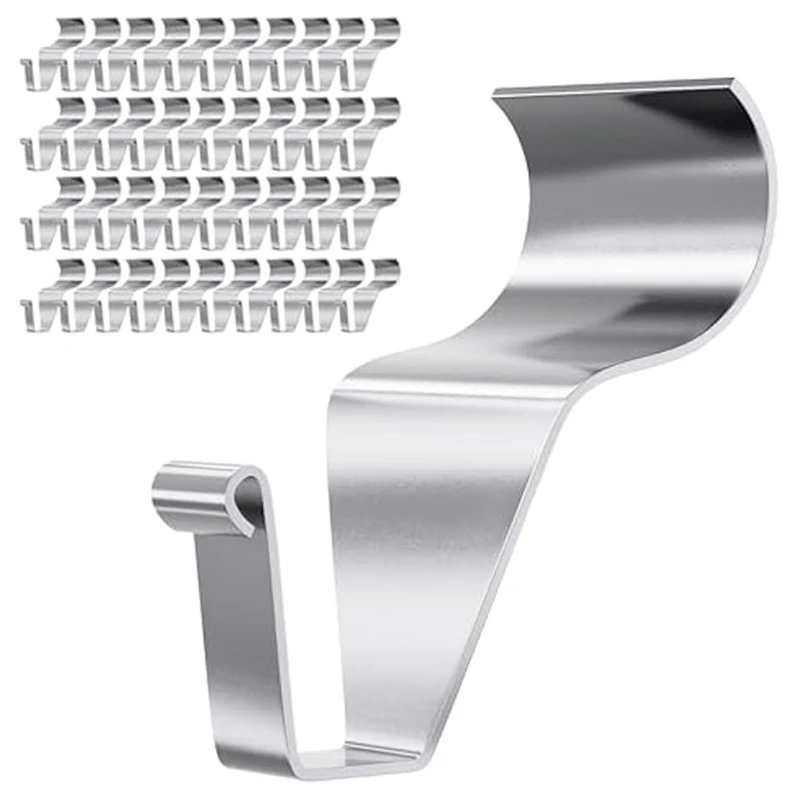 Vinyl Siding Hook Hanger,40Pack Stainless Steel Siding Hooks No Hole Siding Hanging Hanger For Hanging On Patio