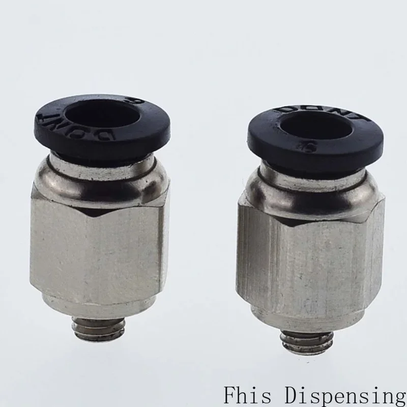 Parts 30cc/55cc Barrel Adapter Fitting with O-Ring Pack of 10 Styles Aluminum Alloy Material Dispensing