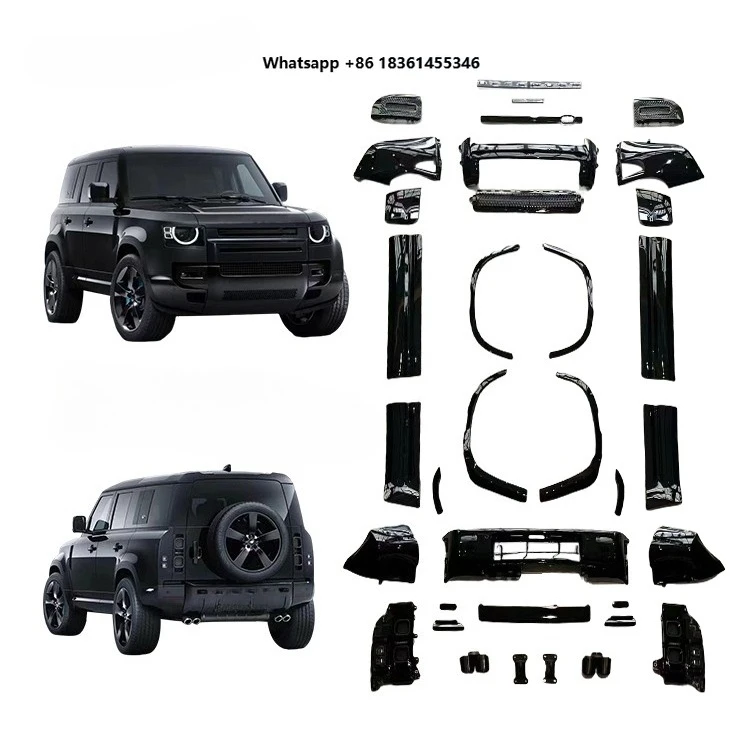 

Оптовый комплект обвесов для тюнинга автомобиля Defender 2020, черный стиль